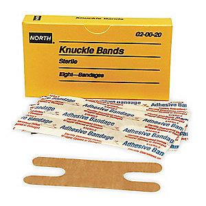 Honeywell Knuckle Bandage, Beige, Cloth, PK8