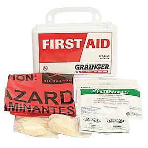 Honeywell First Aid Kit,  Polystyrene Case Material, General Purpose, 2 People Served
