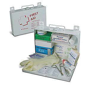 Honeywell First Aid Kit,  Steel Case Material, General Purpose, 1 People Served