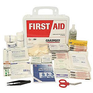 Honeywell First Aid Kit,  Polystyrene Case Material, General Purpose, 25 People Served