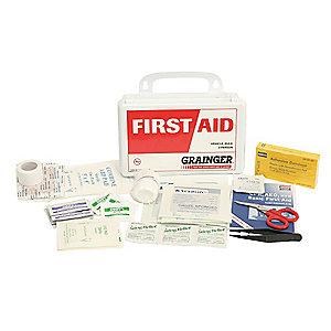 Honeywell First Aid Kit,  Steel Case Material, General Purpose, 3 People Served