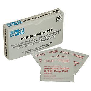 Pac-Kit PVP Wipes, 2-1/8" Packet