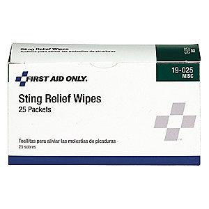 PhysiciansCare Anti-Sting Wipe, 1.1g Foil Pack