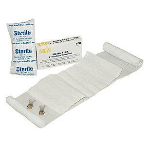 Pac-Kit Bandage, Sterile, White, No, Gauze