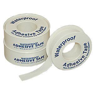 Pac-Kit Tape, White, 1/2 In. W, 5 ft. L