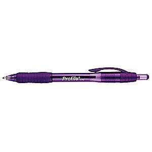 Paper Mate Retractable Bold-Point Ballpoint Pen, 1.4 mm, Purple