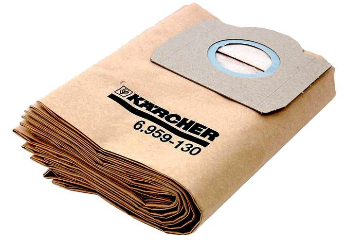 Karcher Filter Bags for 17L Wet & Dry Vacuum Cleaner 5 Pack