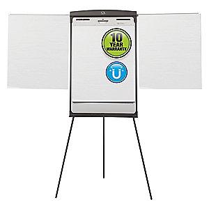 Quartet Gloss-Finish Steel Dry Erase Board, Easel Mounted, Portable/Carry, 35"H x 27"