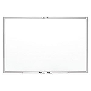 Quartet Gloss-Finish Steel Dry Erase Board, Wall Mounted, 36"H x 48"W, White