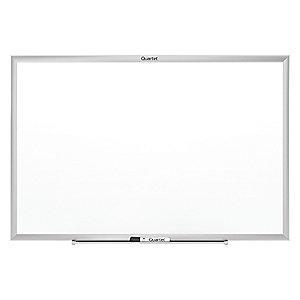 Quartet Gloss-Finish Steel Dry Erase Board, Wall Mounted, 48"H x 96"W, White