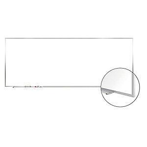 Ghent Gloss-Finish Steel Dry Erase Board, Wall Mounted, 48-1/2"H x 144-1/2"W, White