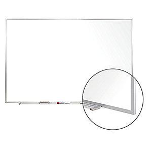 Ghent Gloss-Finish Steel Dry Erase Board, Wall Mounted, 48-1/2"H x 72-1/2"W, White