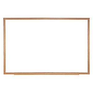 Ghent Gloss-Finish Steel Dry Erase Board, Wall Mounted, 36-5/8"H x 48-5/8"W, White