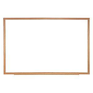 Ghent Gloss-Finish Steel Dry Erase Board, Wall Mounted, 36-5/8"H x 48-5/8"W, White