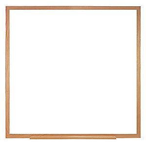 Ghent Gloss-Finish Steel Dry Erase Board, Wall Mounted, 48-5/8"H x 48-5/8"W, White