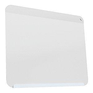 Ghent Gloss-Finish Steel Dry Erase Board, Wall Mounted, 24-3/8"H x 30"W, Blue/White