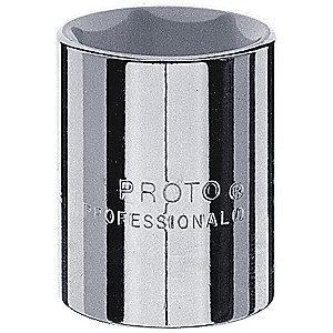 Proto 1-5/16" Alloy Steel Socket with 1/2" Drive Size and Chrome Finish