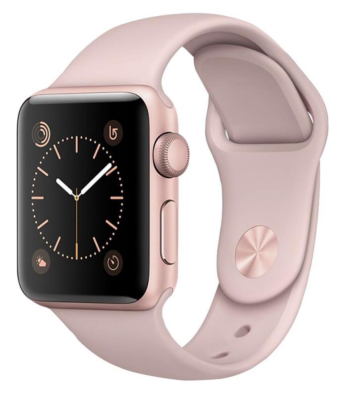 Apple Watch Series 2 42mm Rose Gold Case with Pink Sport Strap