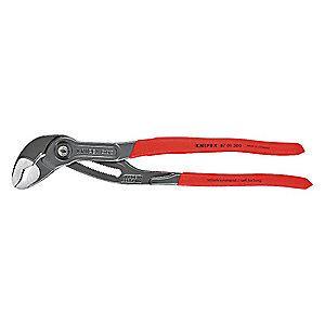 Knipex 12" Push Button V-Jaw Water Pump Plier, 2-3/4" Max. Jaw Opening