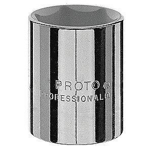 Proto 1-9/16" Alloy Steel Socket with 1/2" Drive Size and Chrome Finish