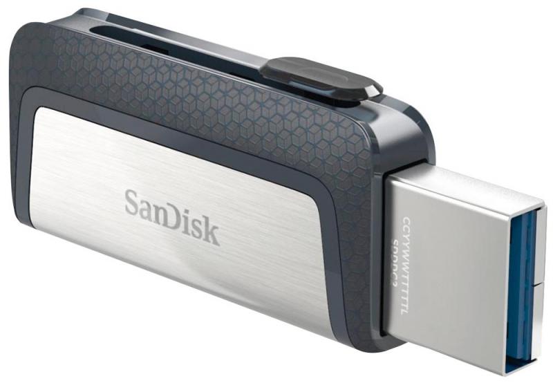 SanDisk Ultra Dual USB 3.0 USB-C Flash Drive, 128GB