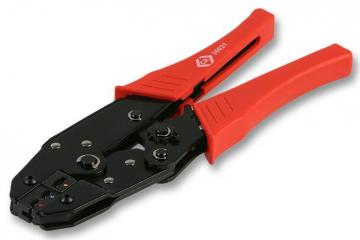 C.K Tools Ratchet Crimping Pliers 0.5-6.0mm, Insulated Terminals Red Blue Yellow