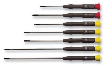 C.K Tools Precision Electronics Slotted/Philips Screwdriver Set - 7 Piece
