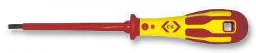 C.K Tools 2.5x75mm DextroVDE 1000V Insulated Parallel Slotted Screwdriver