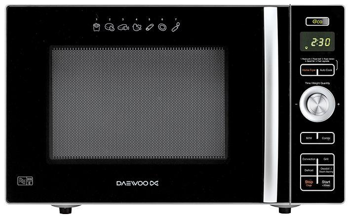 Daewoo 900W Stainless Steel Combination Microwave Oven and Air Fryer with 24L Capacity