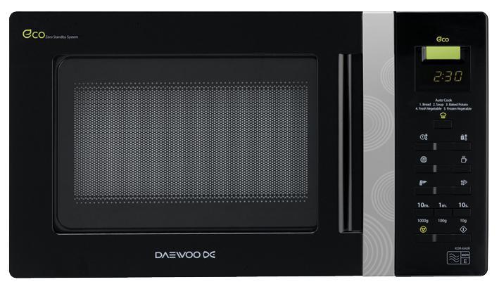 Daewoo 800W Microwave with 20L Capacity  in Black