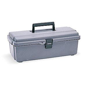 Flambeau Copolymer Portable Tool Box, 5-1/4"H x 14-1/2"W x 7-1/2", Gray