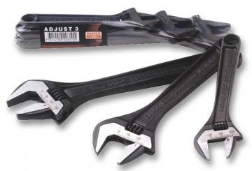Bahco Adjustable Wrench Set, 3 Piece