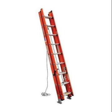 Werner 24 ft. Fiberglass Extension Ladder, 300 lb. Load Capacity, 61.0 lb. Net Weight