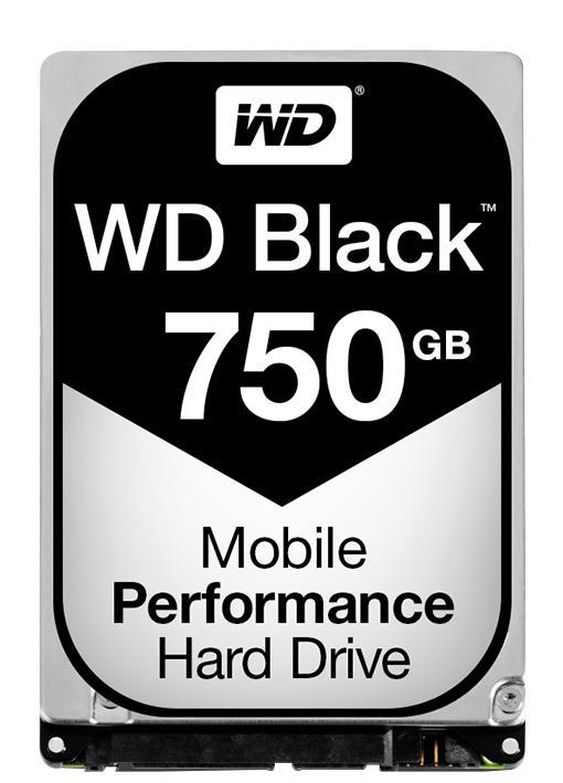 WD Black Mobile 2.5" Internal HDD SATA 6GB/s - 750GB, 7200RPM