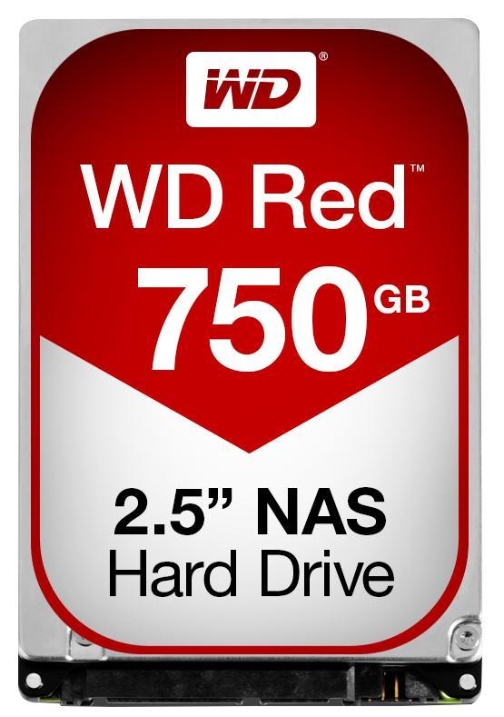 WD Red NAS 2.5" Internal HDD SATA 6GB/s - 750GB