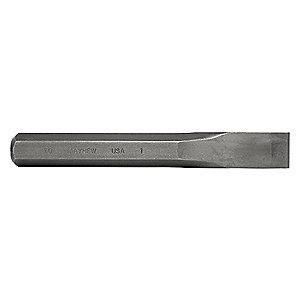 Mayhew Cold Chisel,1 in. x 8 in.,Shot Blasted