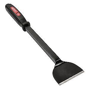Mayhew Stiff Gasket Scraper with 3" Carbon Steel Blade, Black/Red