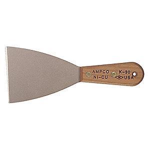 AMPCO Stiff Putty Knife with 3/4" Beryllium Copper Blade, Natural