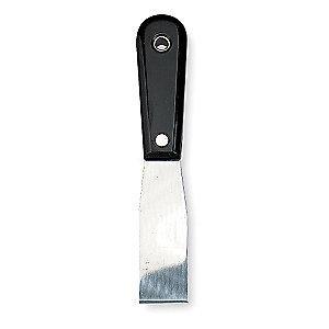 Stanley Stiff Putty Knife with 1-1/4" Carbon Steel Blade, Black