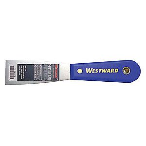 Westward Flexible Putty Knife with 1-1/2" Carbon Steel Blade, Blue