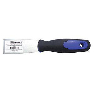Westward Flexible Putty Knife with 1-1/2" Carbon Steel Blade, Black/Red