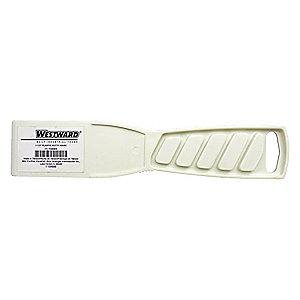 Westward Flexible Putty Knife with 1-1/2" Polypropylene Blade, White