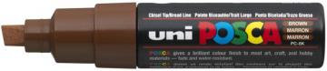 uni-ball Broad Chisel Tip Posca PC-8K Marker Pen - Brown
