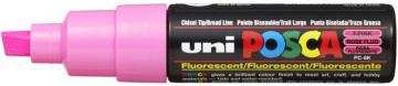 uni-ball Broad Chisel Tip Posca PC-8K Marker Pen - Fluorescent Pink