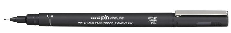 uni-ball 0.4mm Pin Fine Line Drawing Pen - Black