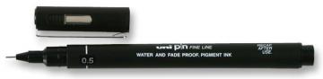 uni-ball 0.5mm Pin Fine Line Drawing Pen - Black