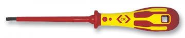 C.K Tools 6.5 x 150mm DextroVDE 1000V Insulated Parallel Slotted Screwdriver