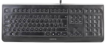 Cherry KC 1068 IP68 Sealed Waterproof USB Wired Keyboard, Black