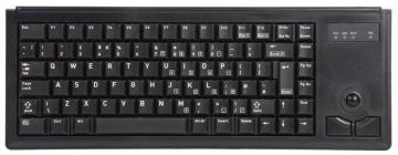 Cherry G84-4400 Compact Wired Trackball Keyboard, Black USB