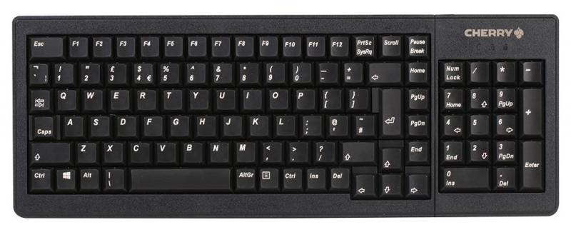 Cherry XS Complete Wired Keyboard, USB and PS/2 Adapter